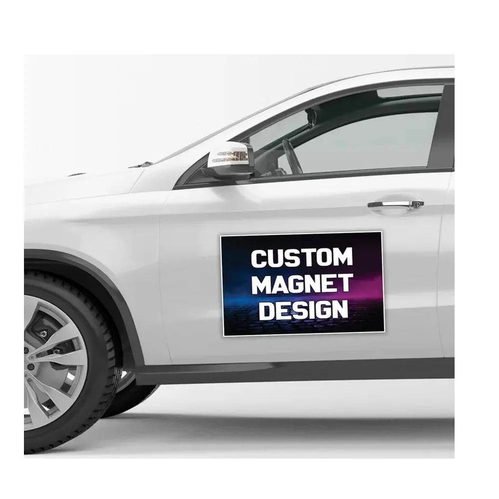 Custom Made Vehicle Signs Waterproof Manufacturer Personalized Flexible Advertising Car Magnets for Baby on Board