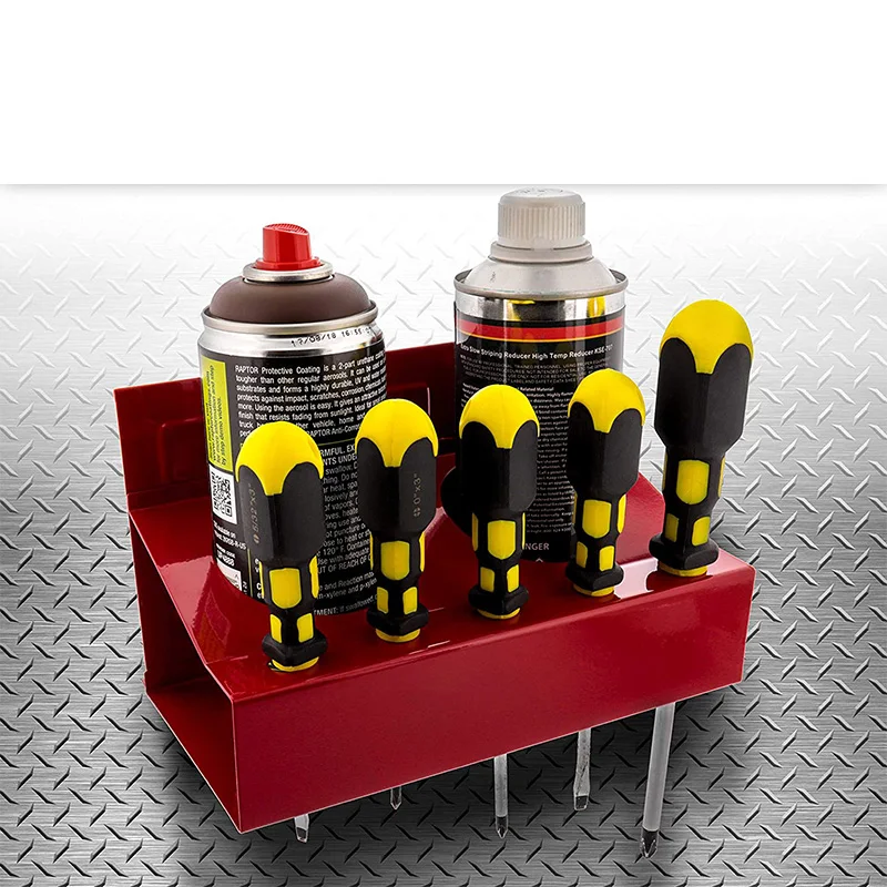 Custom Made China Spray Can Holder Can Wall Mount Storage Rack Heavy Duty Paint Bottle Rack