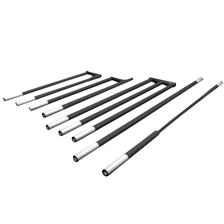 electric double spiral w shape silicon carbide heating elements
