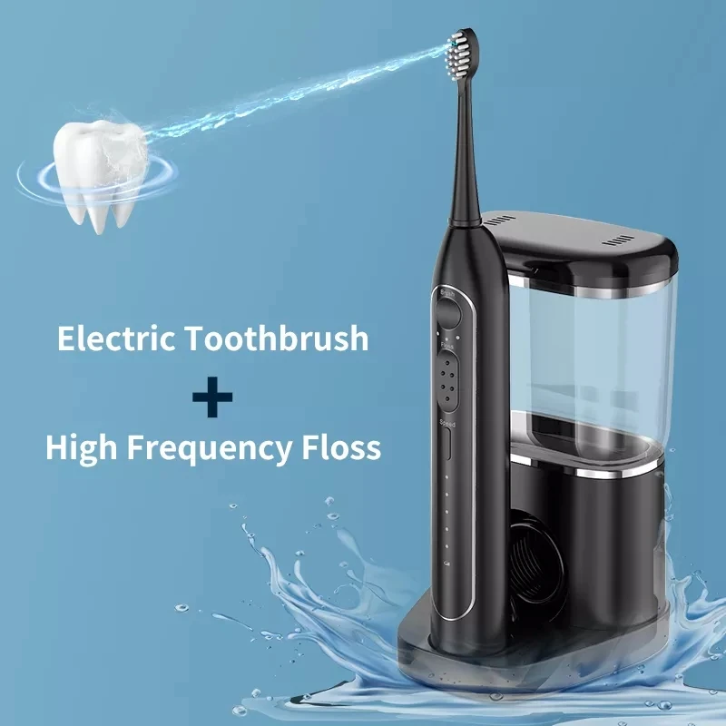 1100 mah water flosser toothbrush   Ipx7   water flosser electric toothbrush   2 in 1 water flosser