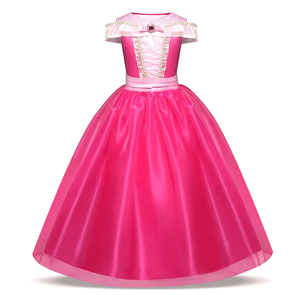 Children Birthday Princess Party Clothes Girl Wedding Gown Girls Aurora Dress Kids Christmas Sleeping Beauty Costume