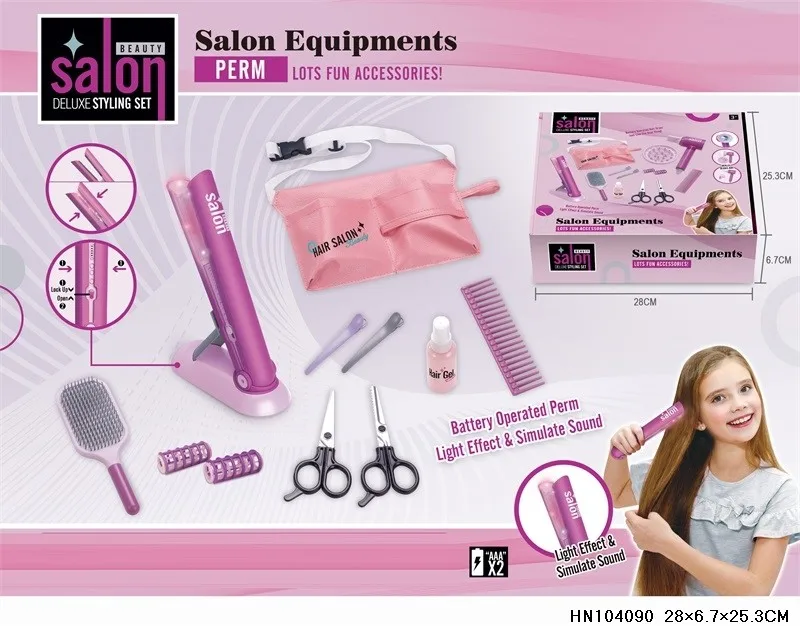 Christmas Birthday Gifts deluxe styling set light and sound Perm toys