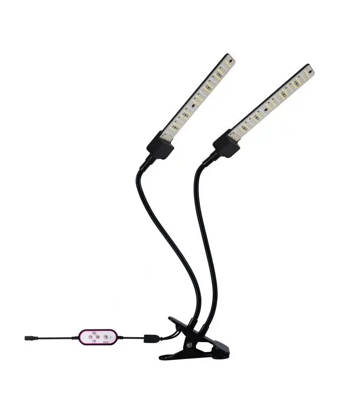 Greenhouse Hydroponic Three heads Green Plant  Farm Led Grow Tube For Green Plant Full Spectrum Indoor Plant Grow Lamp