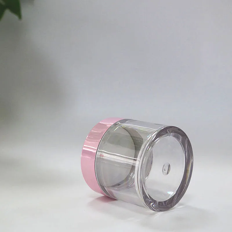 wholesale food grade 1oz 2 oz 3oz 4 oz 8 oz 15g 30g 80g 120g 250g clear empty PET cosmetic  plastic jar with  plastic screw cap