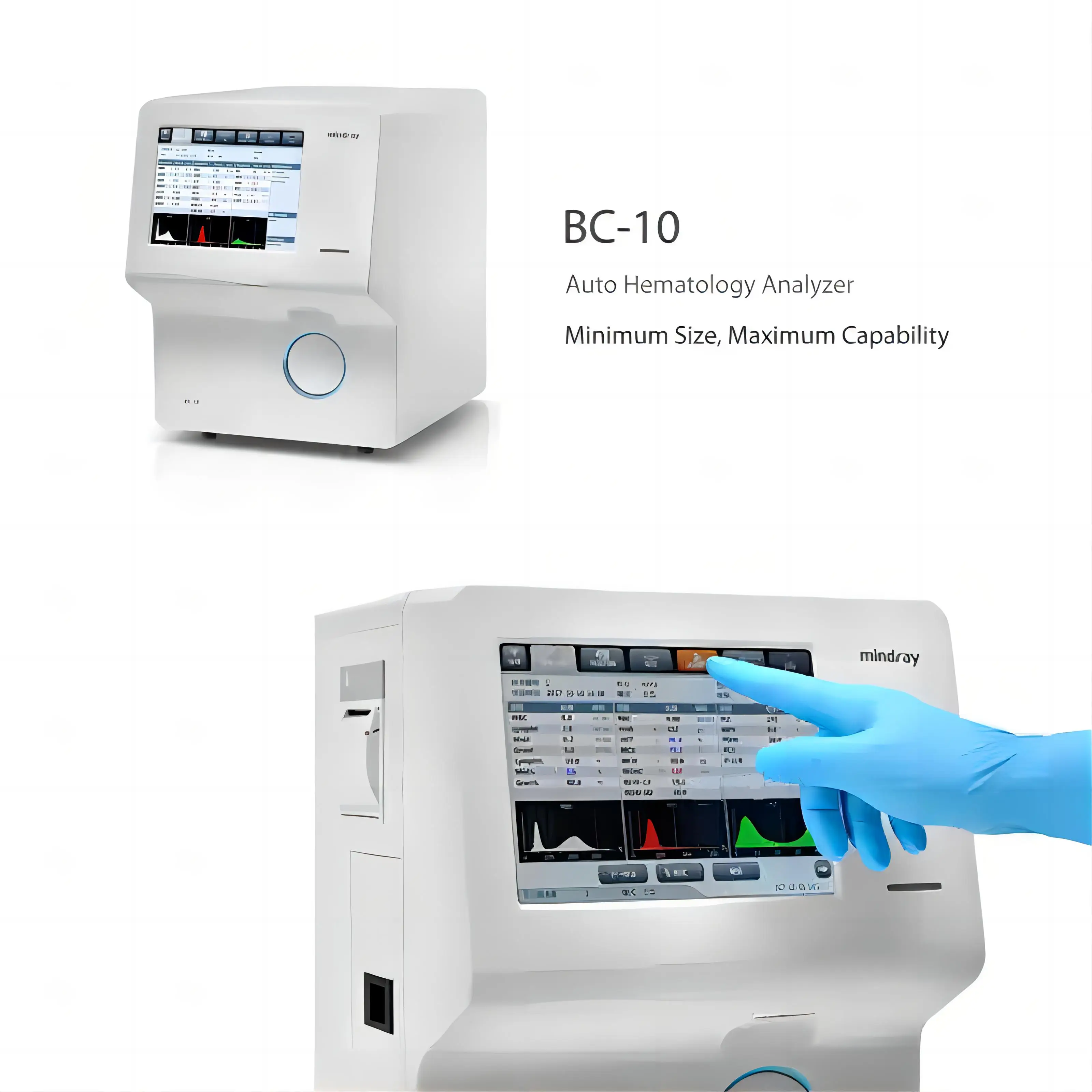 Mindray hematology analyzer bc-10 clinical laboratory equipment  bc 10 3 part blood auto hematology analyzer for human