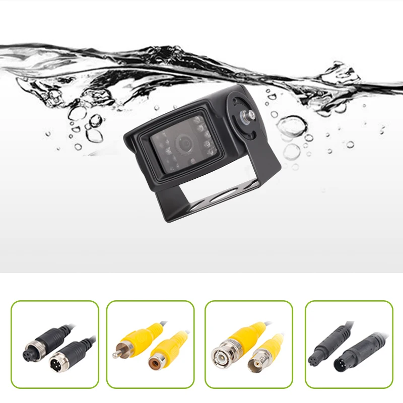 120 Degree CCD Car Side Camera Rear View Backup Reverse Camera with Waterproof Function Custom Model DC 12V for Vehicle