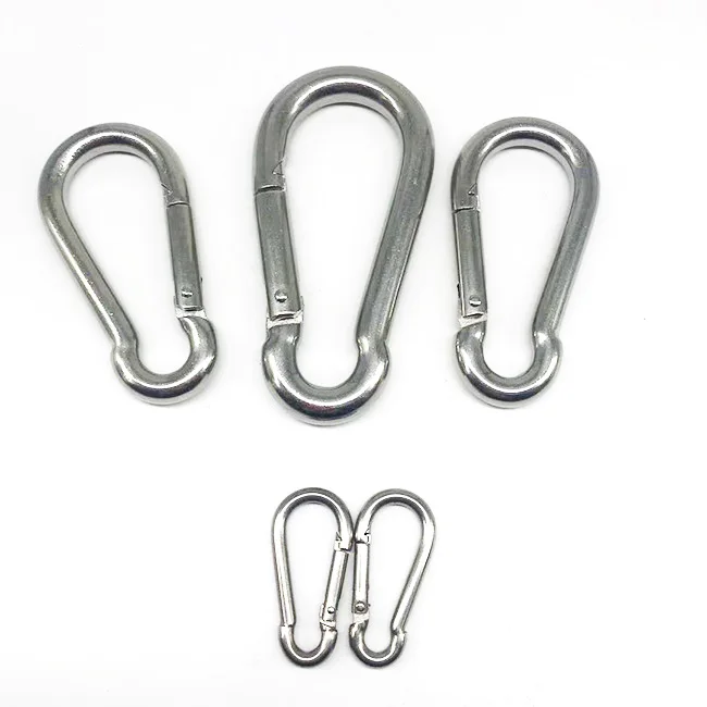 Stainless Steel Carabiner spring Snap Hook