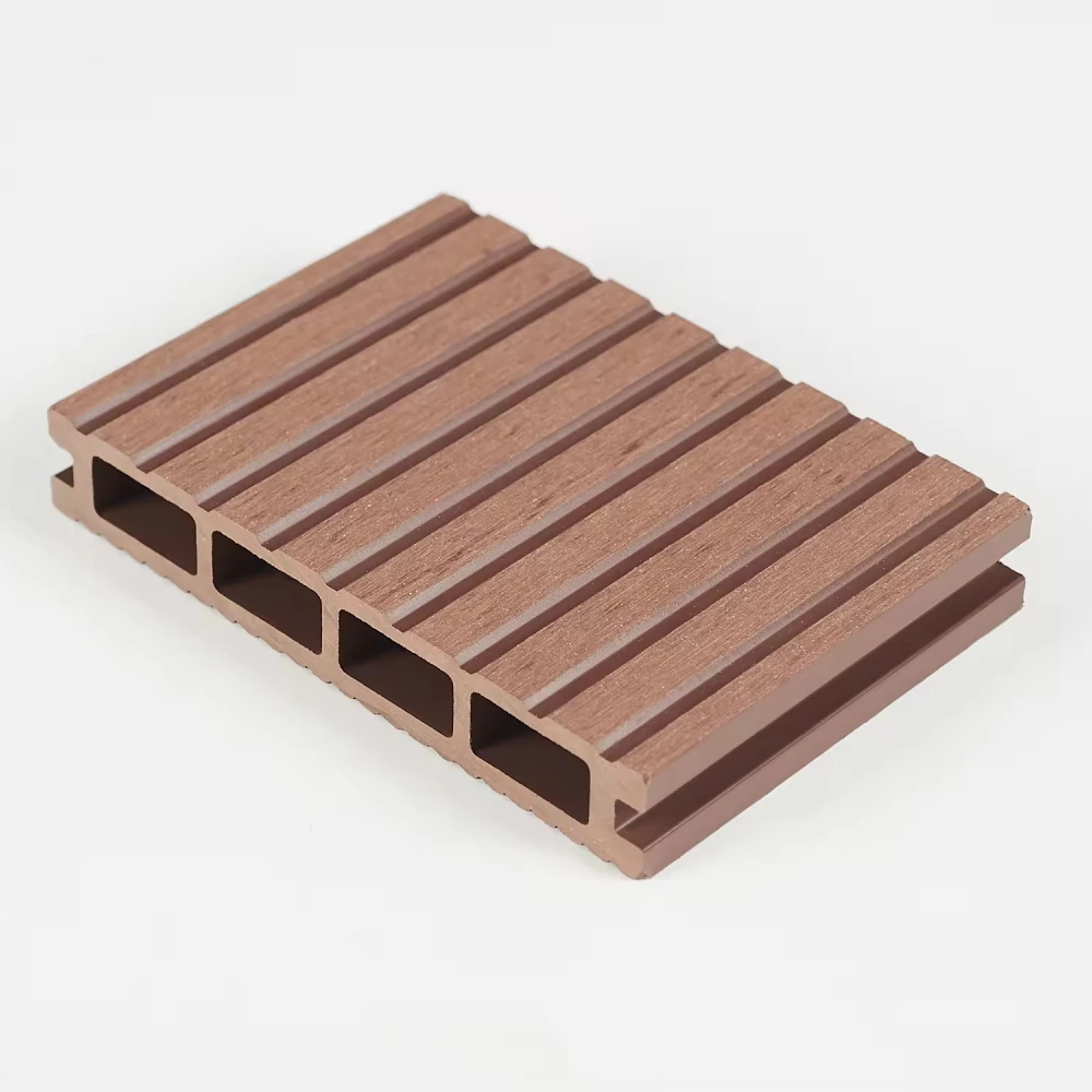 wholesale fluted wpc decking outdoor plastic wood composite decking tiles waterproof floor deck