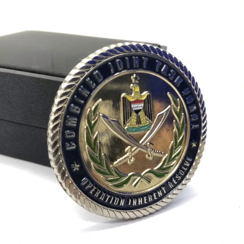 Factory custom logo silver eagle coin metal collectible commemorative coins