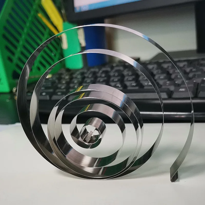 Jumping Toy Scroll Spring Telescopic Flat Coil Spring Stainless Steel Extension Coil Spring