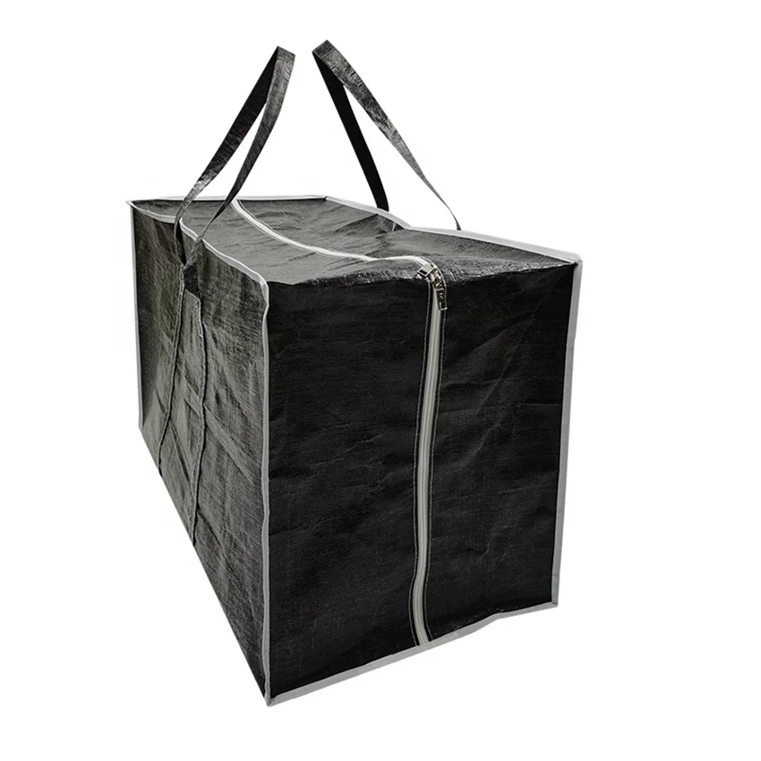 
Extra Large Strong Laundry And Storage Bag Woven Carry House Large Reusable Moving Bag With Comport Handles 