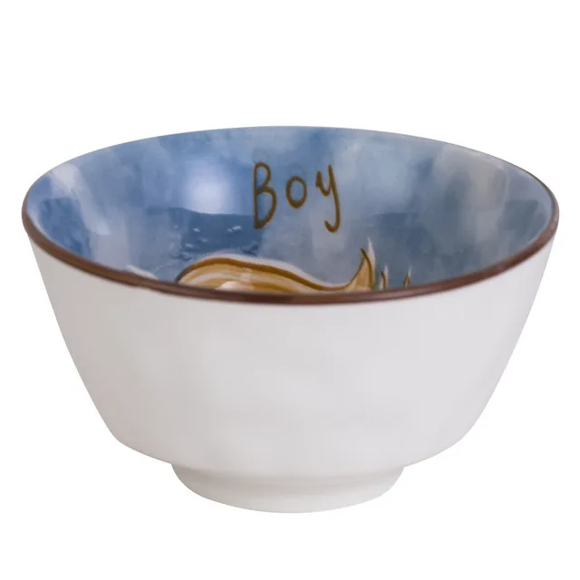 
Porcelain Rice Bowl Ceramic Cartoon Fruit Bowl 