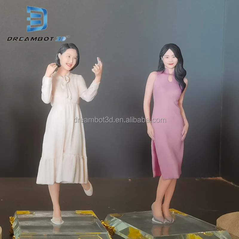 Dreambot3D 9 12 15 18 cm 3D Full Color High-Precision Portrait Doll Real People Figure Model Resin Printing Print Service