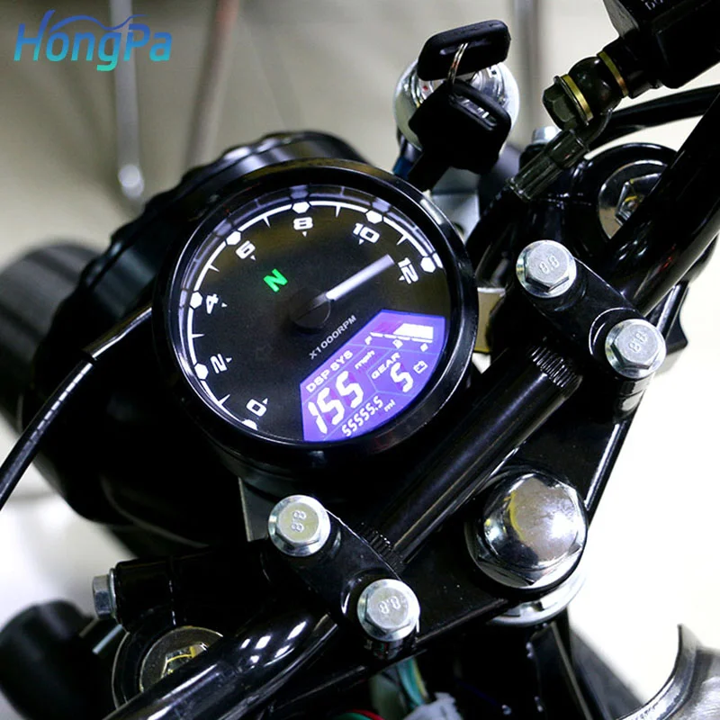 High quality waterproof tacometro digital para motos velocimetro universal cbr 250 speedometer for motorcycle meter