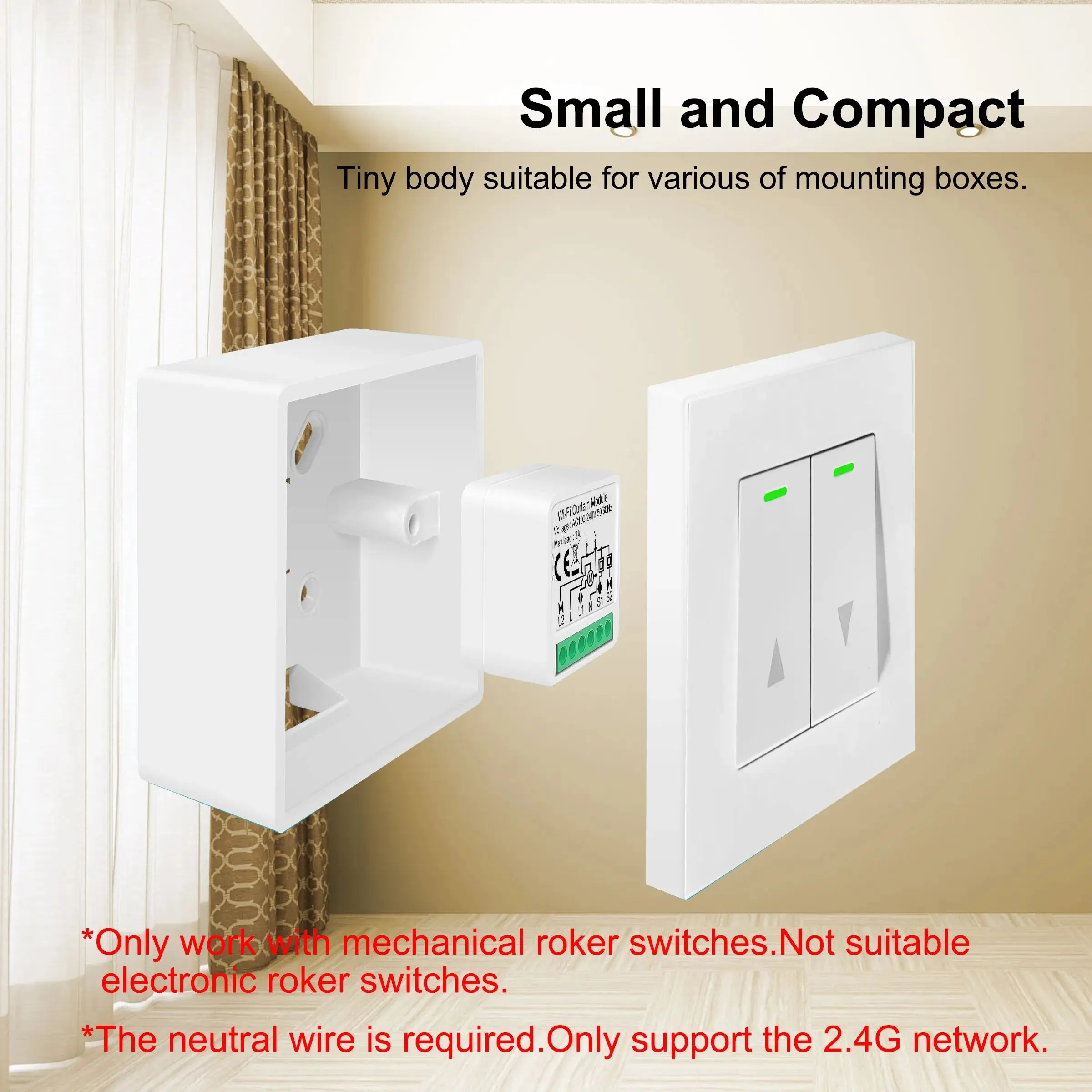 Matter Tuya WiFi Zigbee Smart Light Switch Module Alexa Google Wireless Switches 1 Gang DIY Smart Breaker Relay