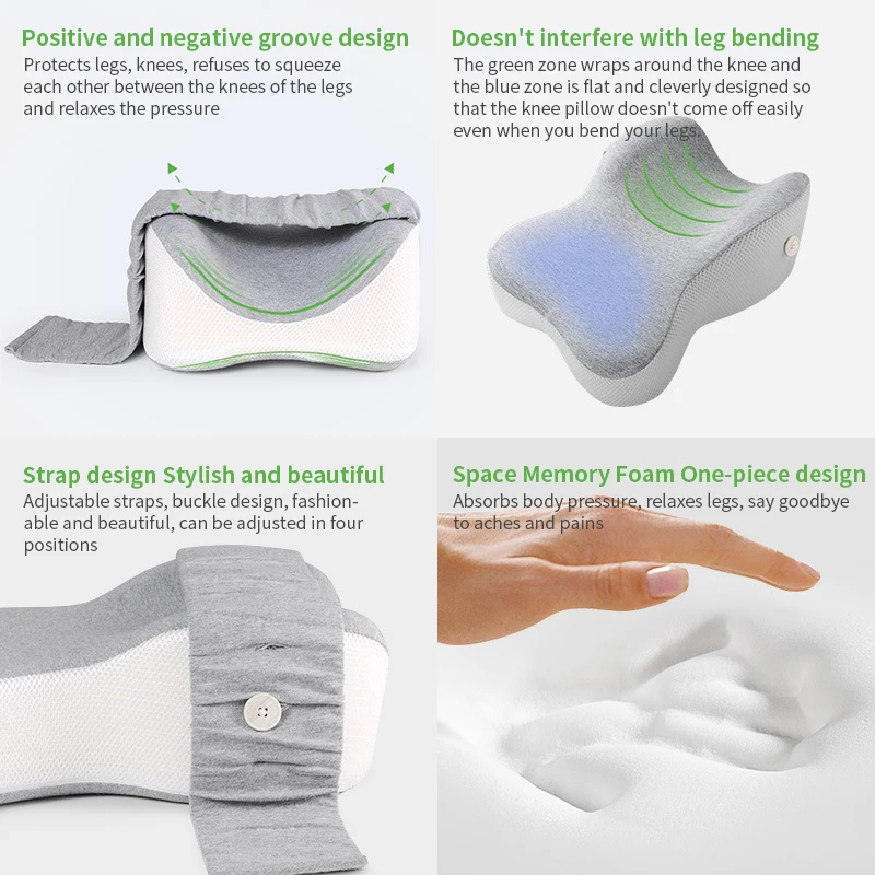 Factory Wholesale Memory Foam Leg Pillow Maternity Clamping Leg Pillow Sleep Support Pillow