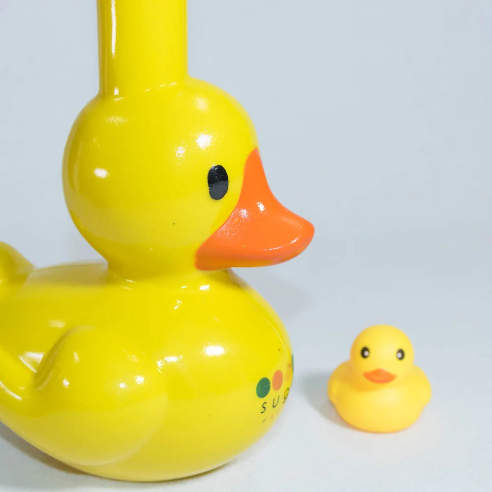 Plastic Yellow Duck Yard Cup Party  Long Neck Slush Cups Big Size Drinking Slush Bottle