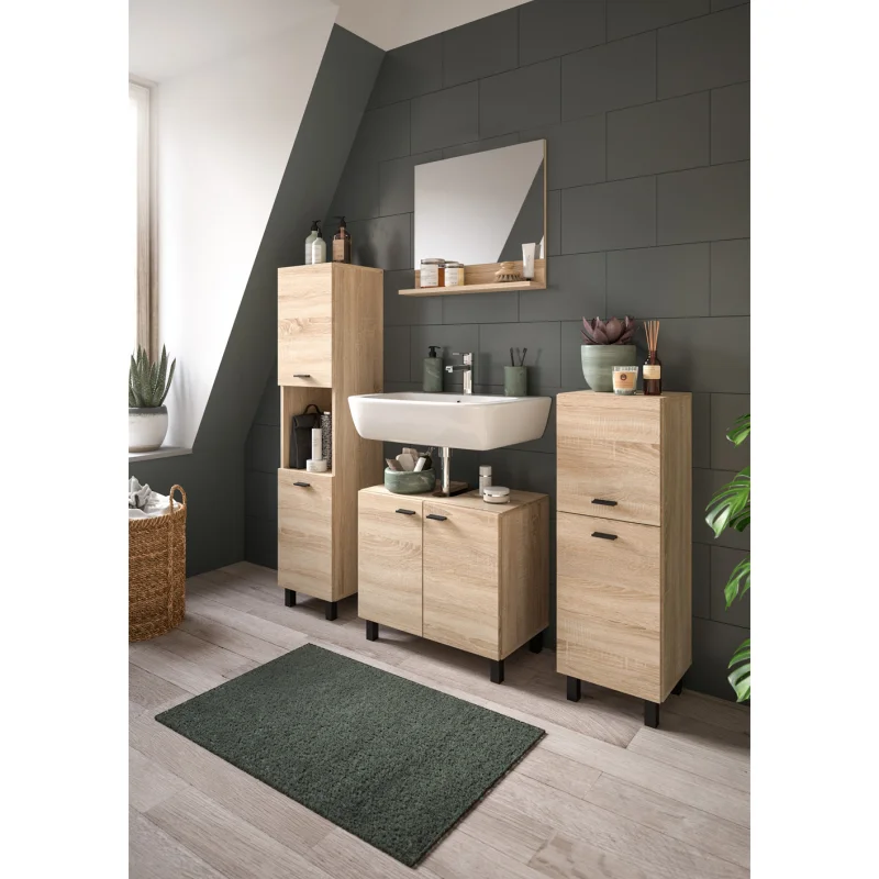 Bathroom Furniture Vanity Cabinet Sink German Design Single X4XB6B03