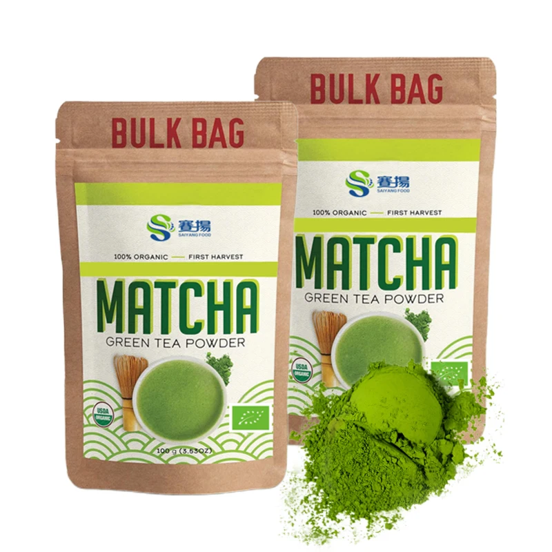Chinese Bulk 100% High Quality Ceremonial Grade Private Label Pure Green Matcha Tea Powder