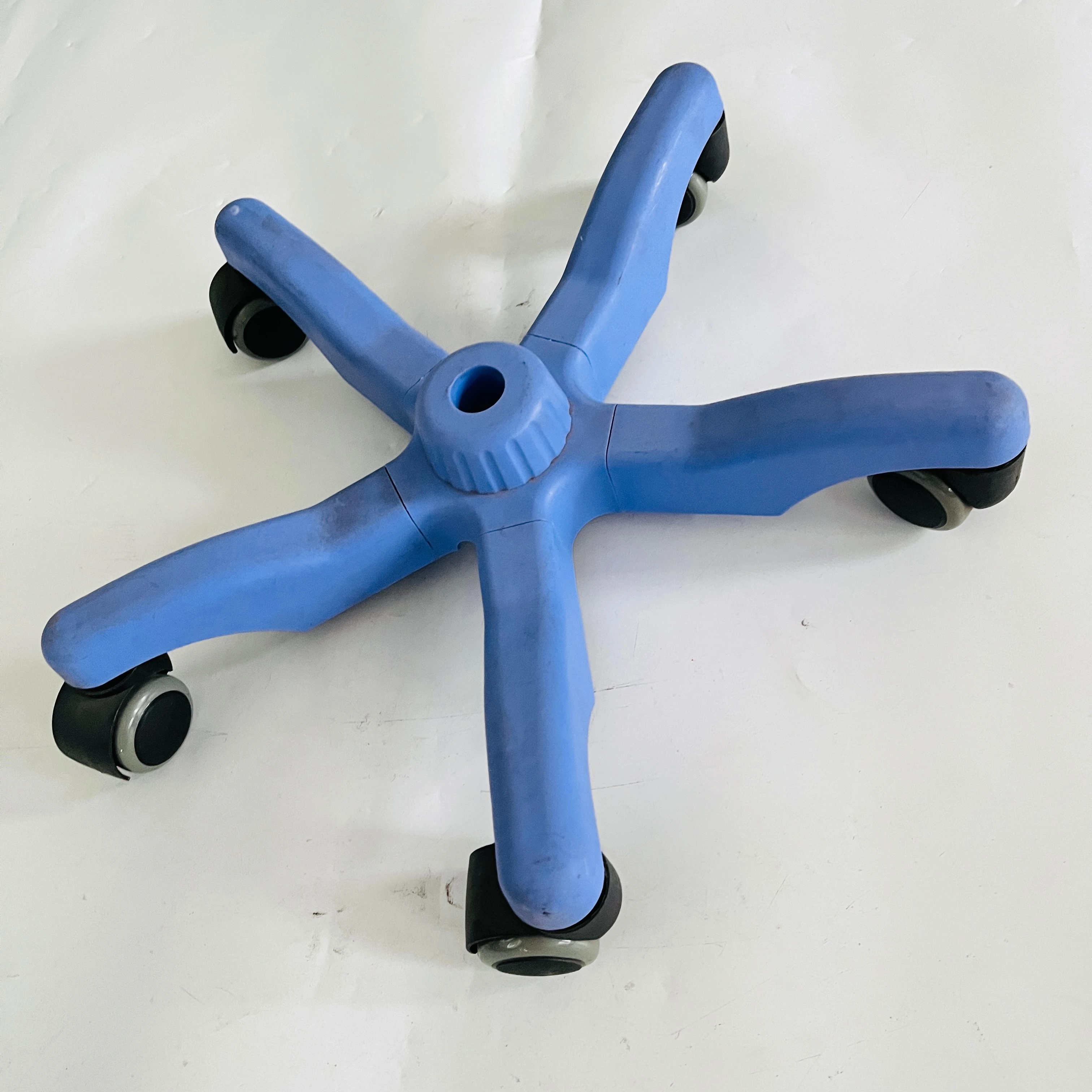 Medical movable Iv pole stand base accessory plastic infusion stand base
