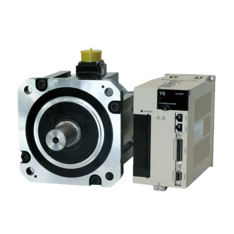 CE 180mm high voltage AC Servo Motor 380V 2.8kw 18nm electric servo motor and driver kit