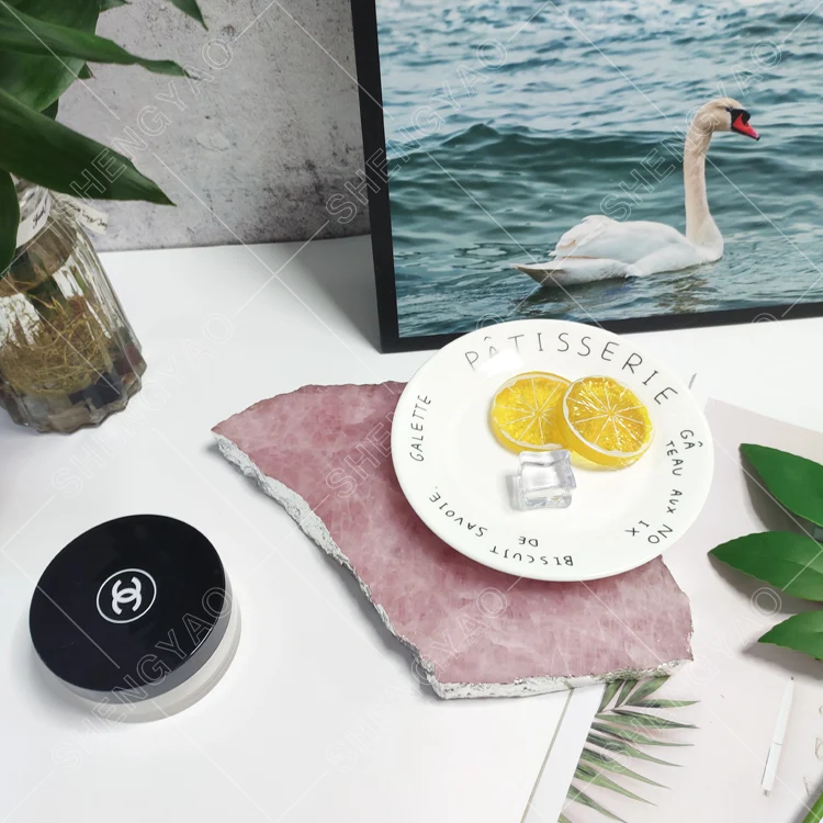  Набор столовых приборов agate coaster из розового кварца/лампа агата для украшения