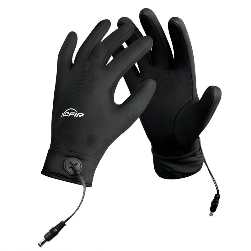 Тепловые зимние спортивные велосипедные водонепроницаемые перчатки с аккумулятором