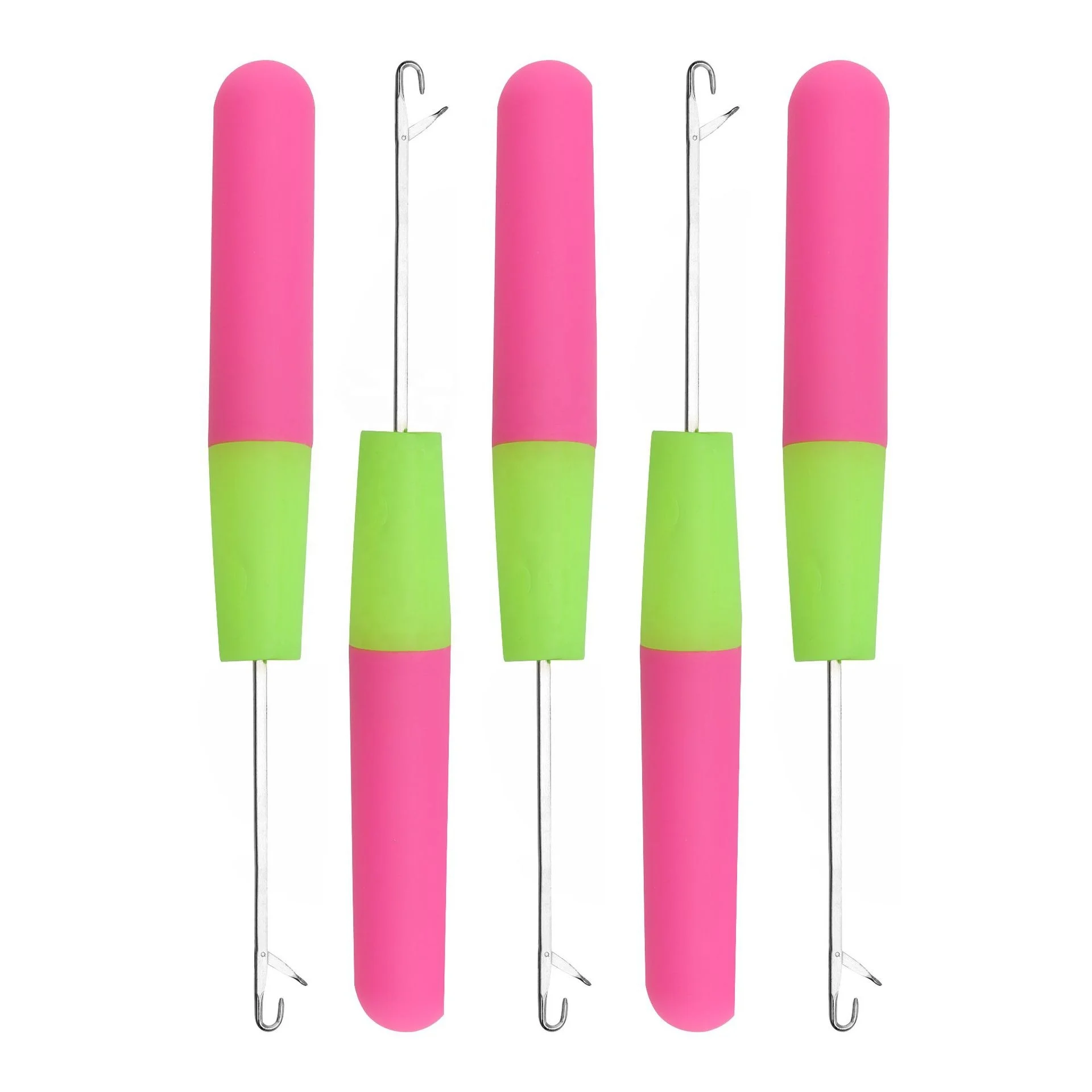 Plastic Hair Tool Knitting Crochet Hook Needles Ventilating Needles Crochet Tool Needle Hook for Crochet Jumbo Braiding Hair