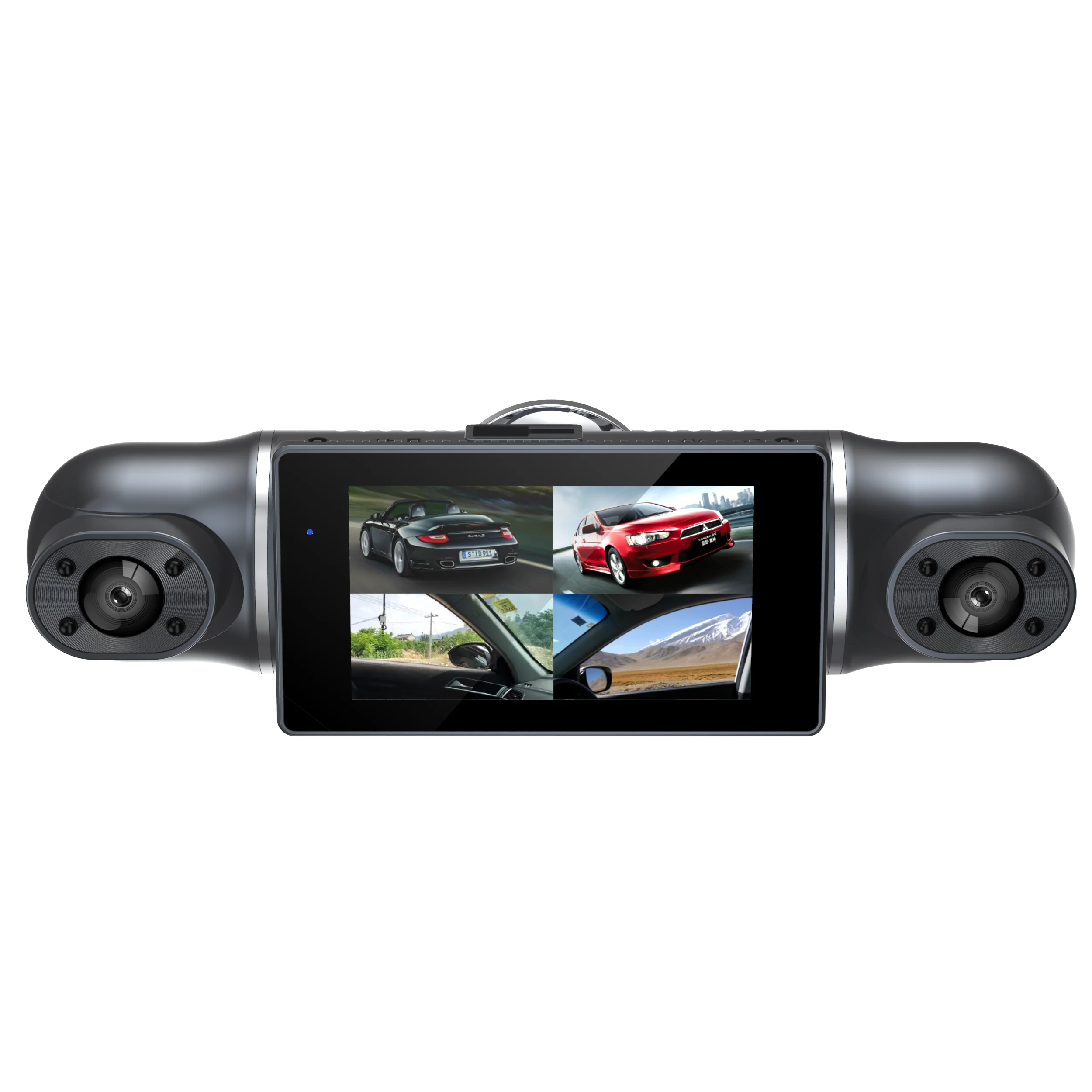 Factory direct four-recording 1080P Wifi front and back left and right four-recording driving recorder camera