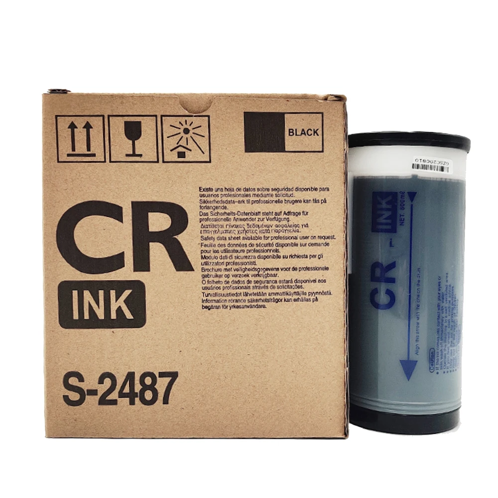 Comstar CR Ink Compatible for Risographs CR 1610 1630 Duplicator Risos CR European Asian Version 800ml Factory Price Japan Quality