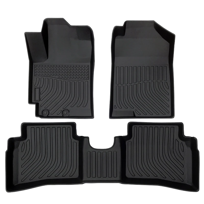 3D all weather car floor liners car carpet mats non slip vehicle mat for Hyundai Accent Azera Elantra