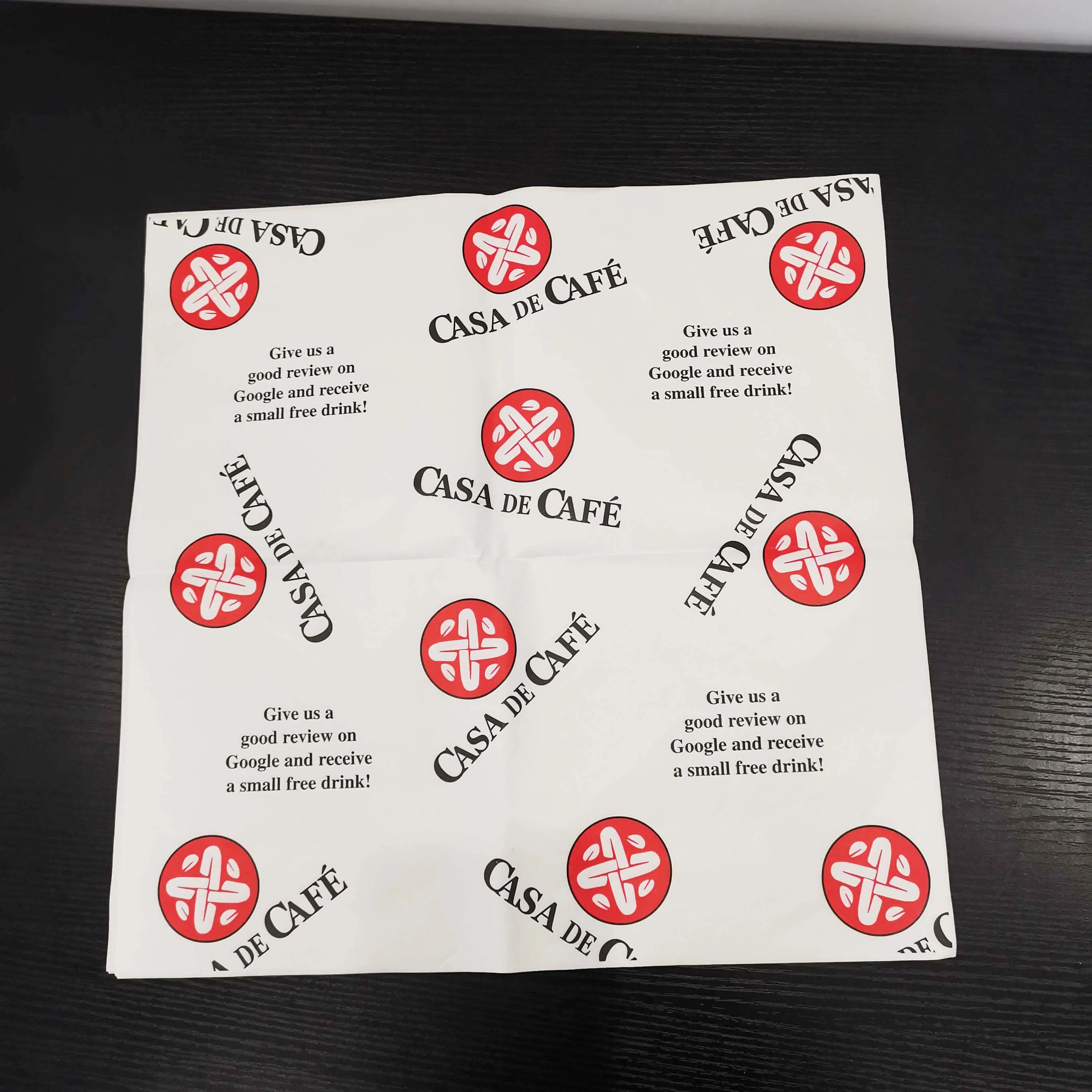 Disposable Custom Printed kraft bee wax packaging wrapping paper from China with small MOQ