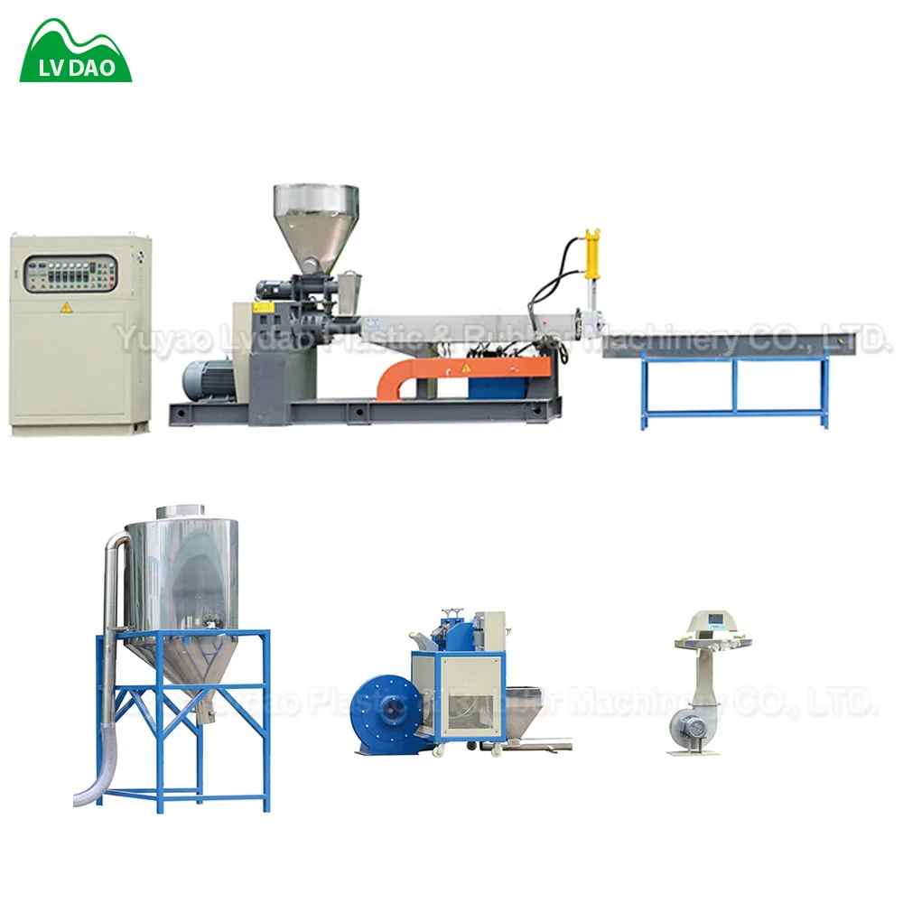 
Made in china POM PBT PET plastic recycling granules making line for sale 