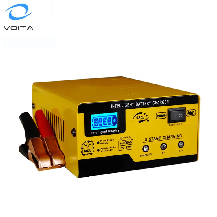 Заводское свинцово-Кислотное зарядное устройство 12VDC 6VDC 10A 15A