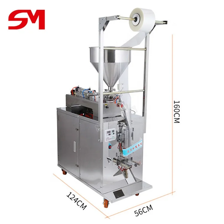 Most World Popular Multifunctional Butter Toothpaste Seafood Sauce Filling And Wrapping Sealing Machine