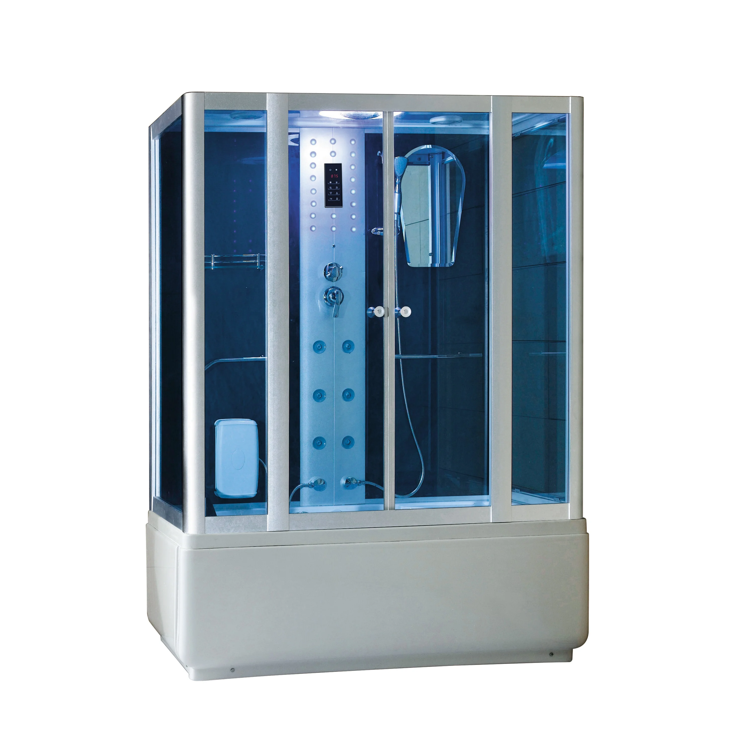 MEXDA Whole Sale Tempered Glass Enclosed Steam Shower Room Bathtub Indoor Shower Cabinets WS-905AL