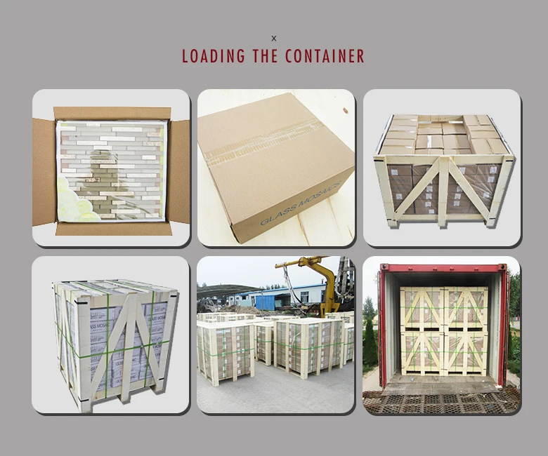 DBDMAC hot Selling Factory Supply Blended Blues Glass Swimming Crystal Pool Tiles Mosaics