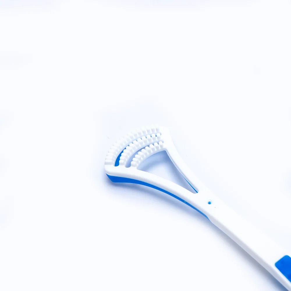 Tongue Scraper Plastic Portable Tongue Coating Cleaning No Harm Taste Buds Tongue Scraper Set