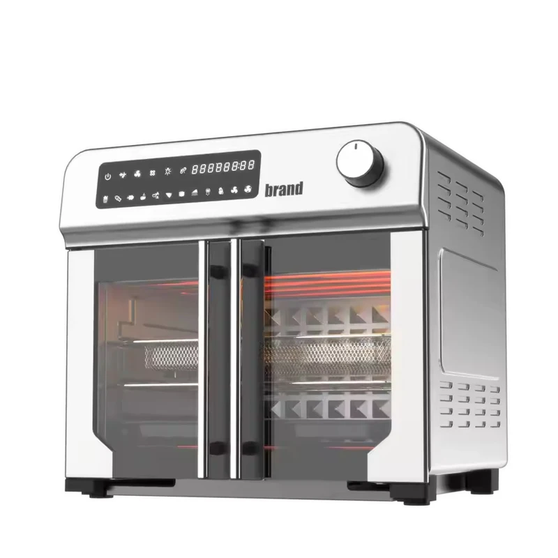 French Door Large Capacity Multilayer-structure Healthy Cooking Touchscreen Kitchen Electric Air Fryer Oven