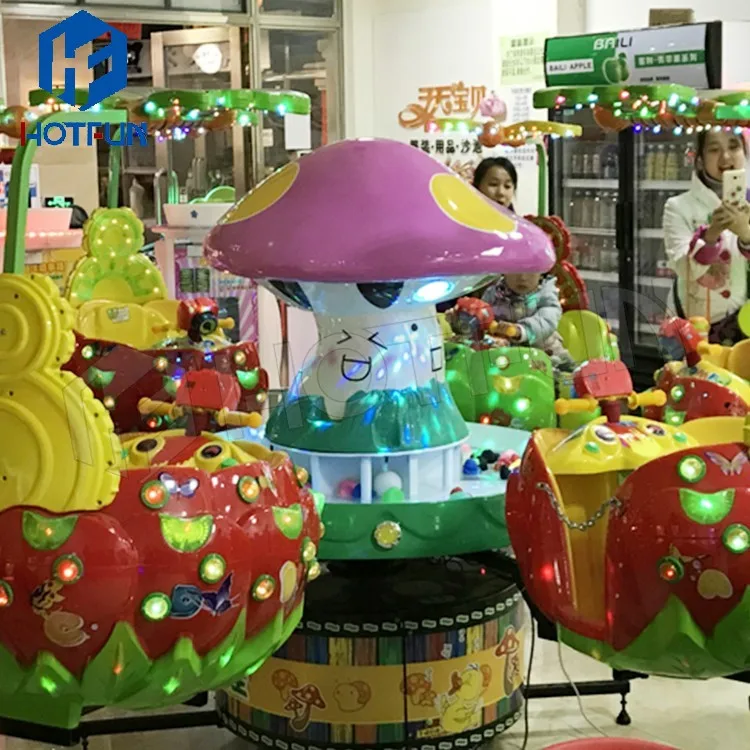 kids amusement equipment rotating swing flying car space shuttle Electric carousel