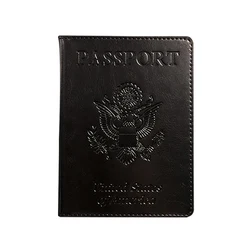 In stock leather toefl passport holder travel wallet,Amazon sublimation passport holder Card Case Cover