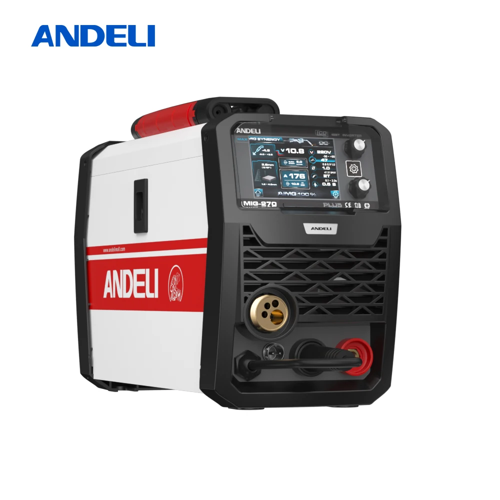 ANDELI Free Shipping  MIG-270 MIG ALUMINIUM MIG MMA LIFT TIG Welding Machine