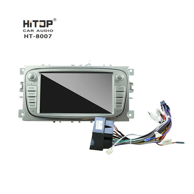  Новый дизайн 7 дюймов Android USB WIFI BT стерео аудио радио Автомобильный видео DVD плеер для Ford