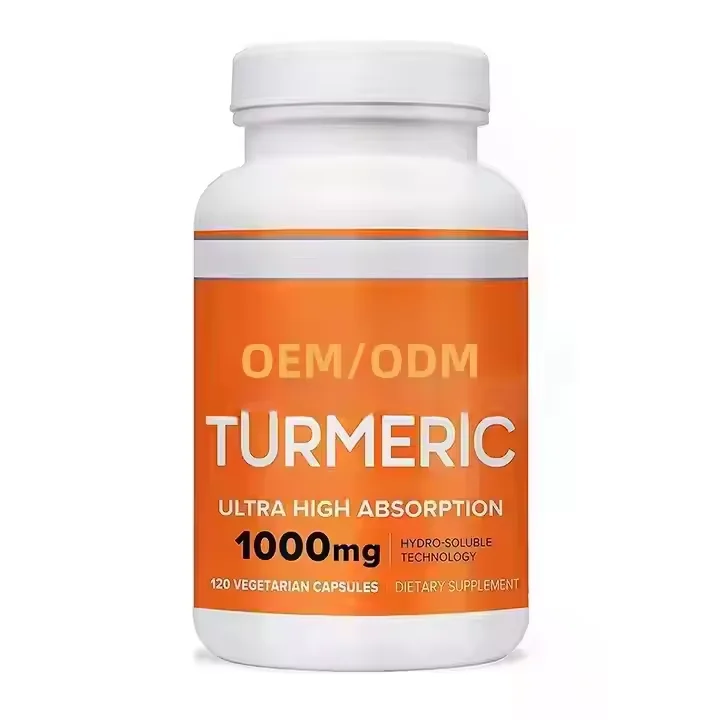 OEM Maximum Absorption Turmeric Extract Supplement Vegan Capsules Ginger with black pepper Turmeric Curcumin Capsules