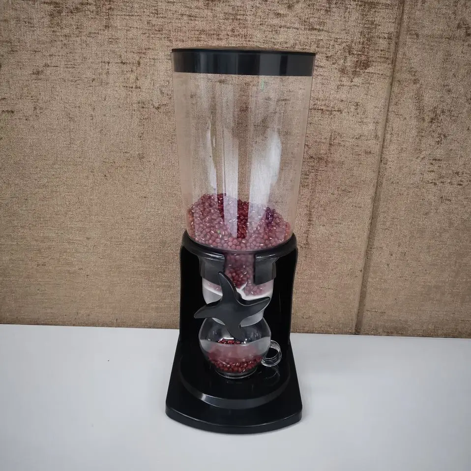 Popular  wholesale good quality new style plastic 1.5L bulk  food cereal container grain dispenser