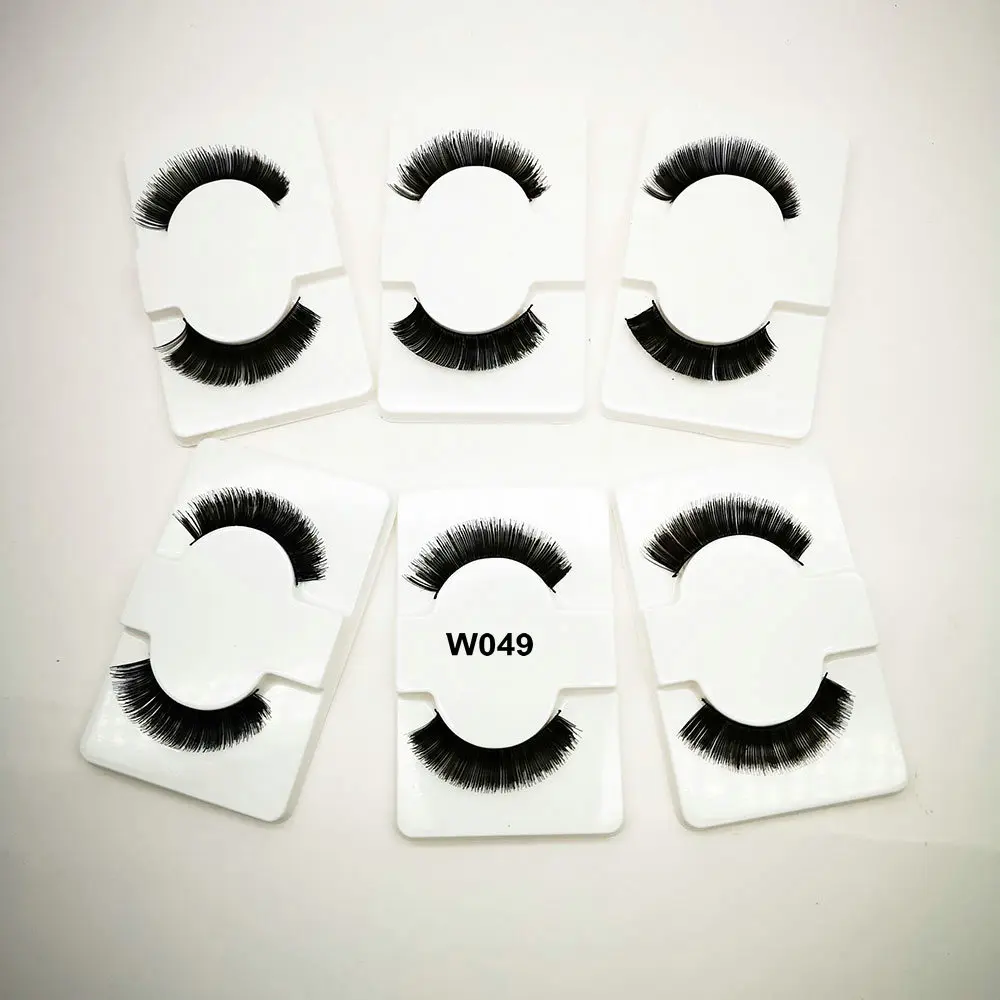 
Handmade Natural 3D false eyelashes 100% human hair Lashes Private Label 