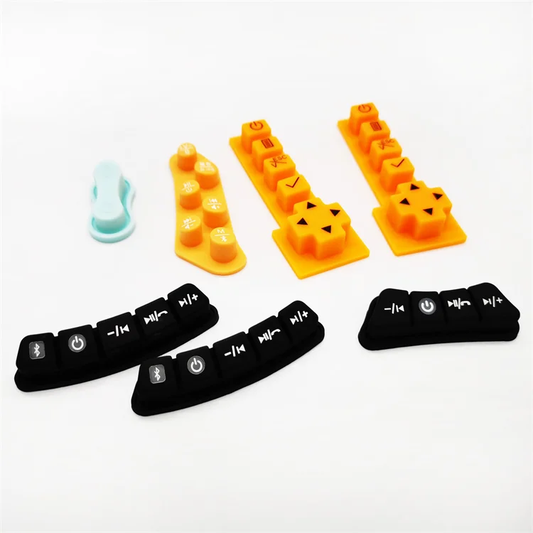 Silicone Rubber Keypad Manufacturer Rubber Keypad Button With Logo Printing