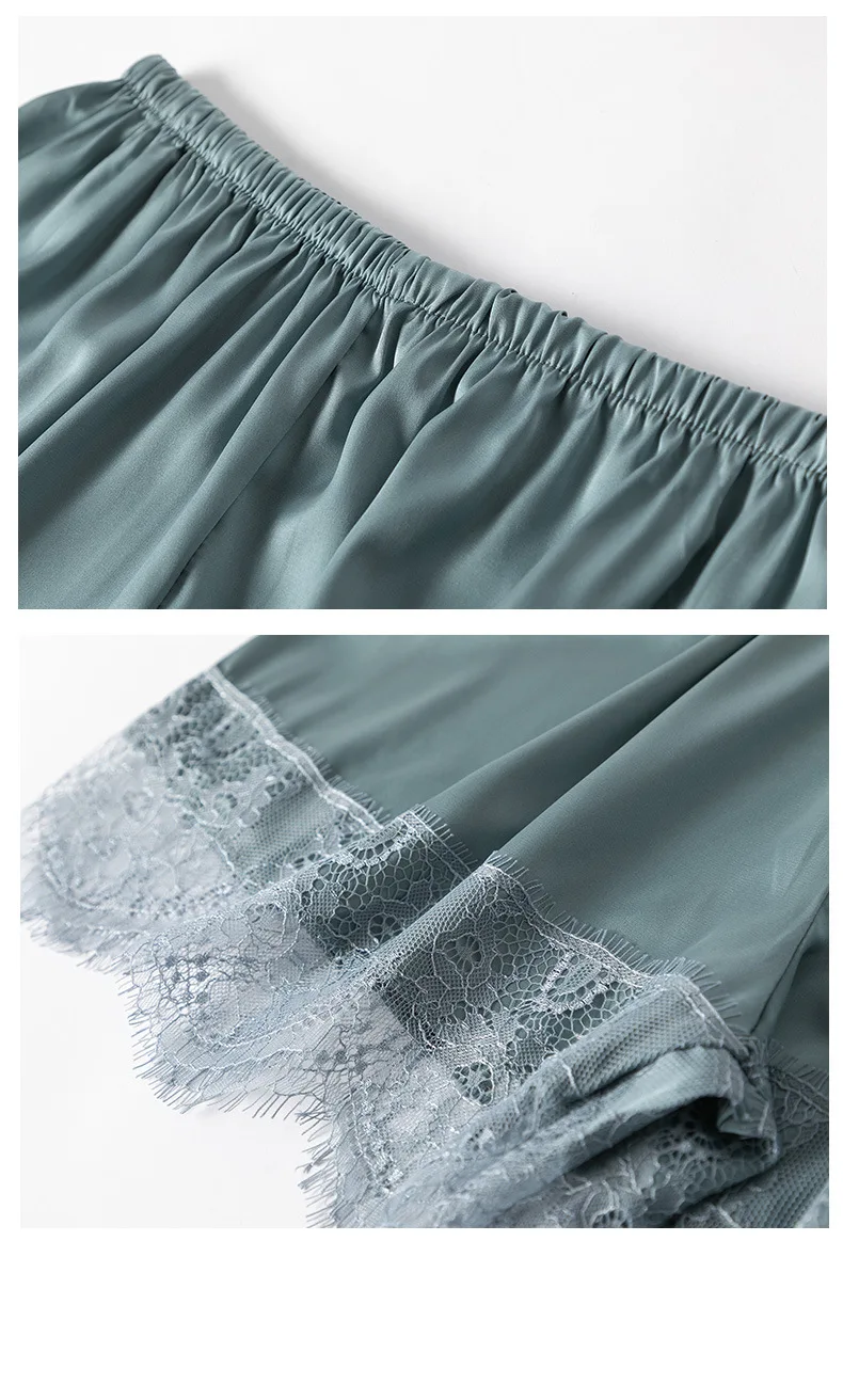 New Arrival Luxury Homewear Santin Women Night Dress Sleepwear Cotton Temptation Embroidery Breathable Nightdress Pyjamas Women