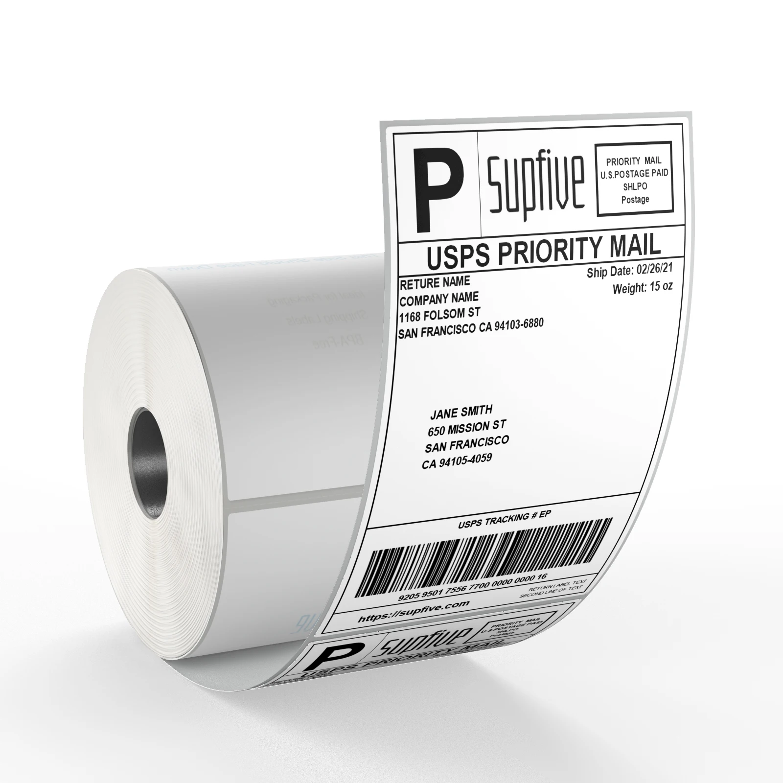 Tengen 4x6 500pcs/roll Thermal Transfer Label Pcb Tracking Label Stock Polyimide Label