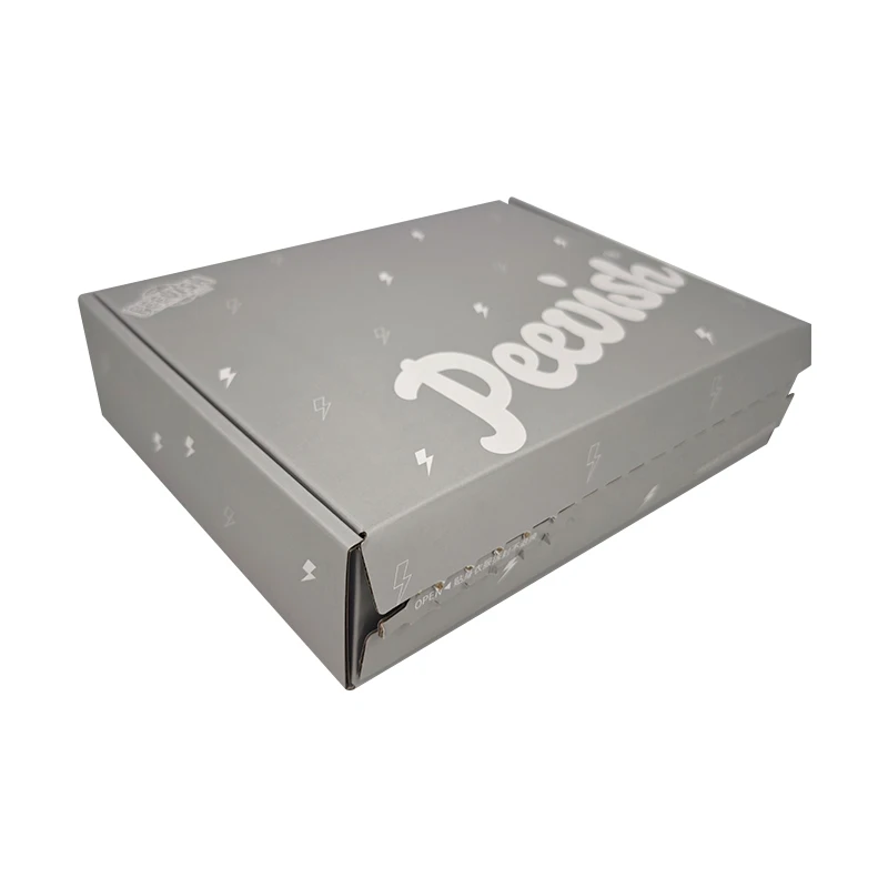 Wholesale Clothing Underwear Extra Hard Packaging Express Brown Solid Color Kraft Paper Postal Shipping Box